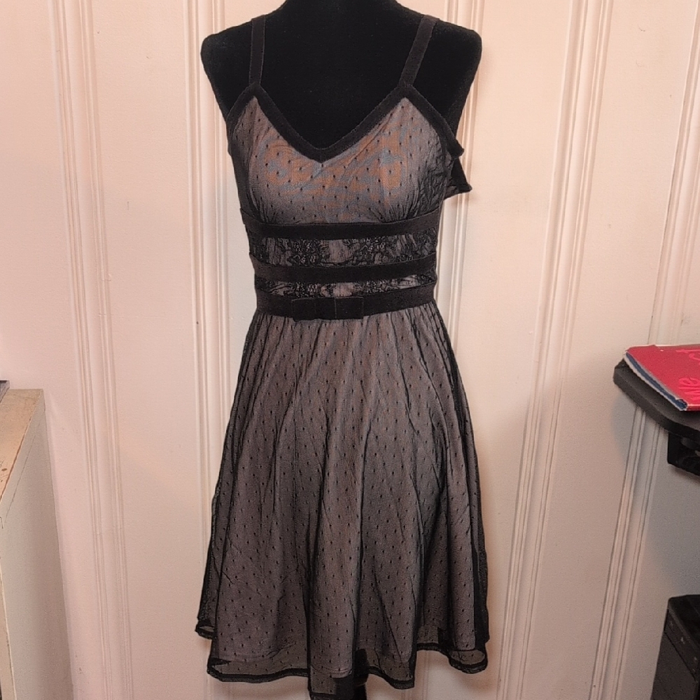 ⚡3/40$⚡ Elegant Black and Pink  Women's Dress